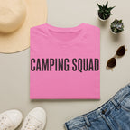 Camping Squad Text T-shirt