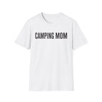 Camping Mom Text T-shirt