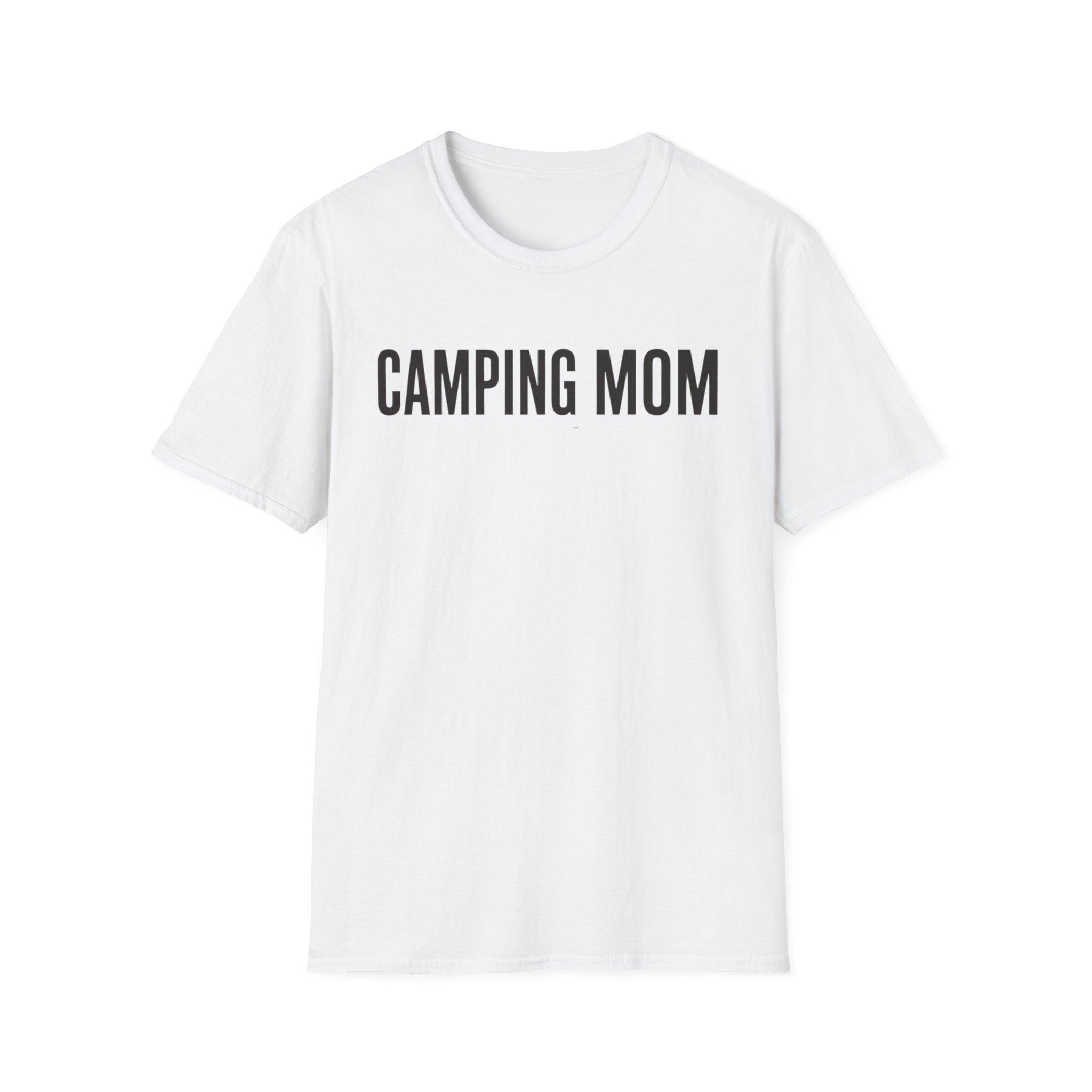 Camping Mom Text T-shirt