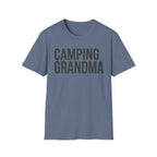 Camping Grandma Text T-shirt