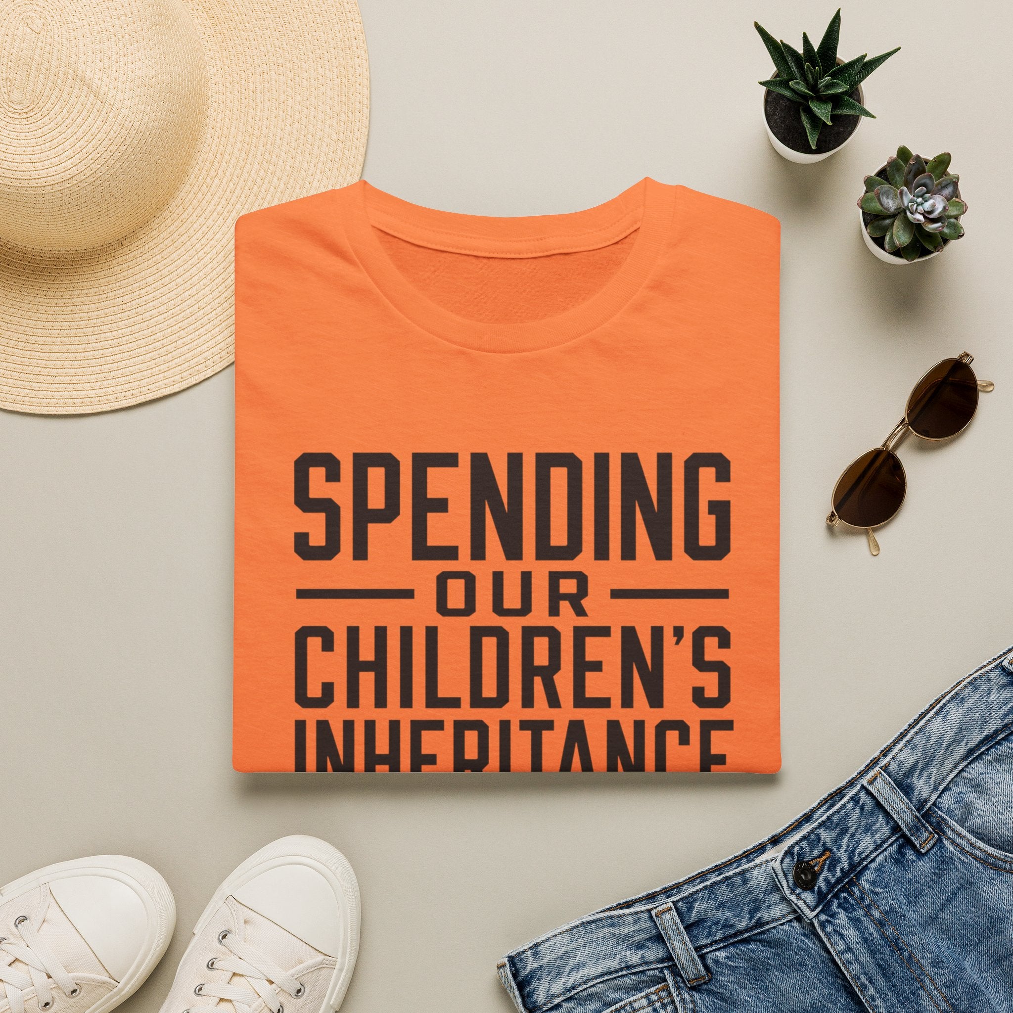 Spending Our Children's Inheritance T-shirt EDITION 2025