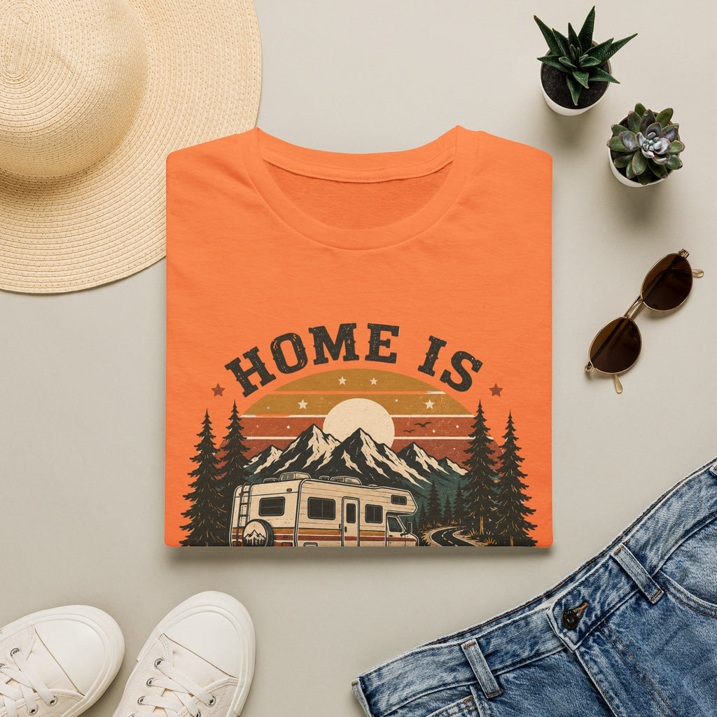 Home Is Wherever We Camp T-shirt