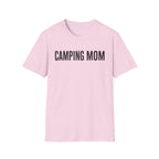 Camping Mom Text T-shirt