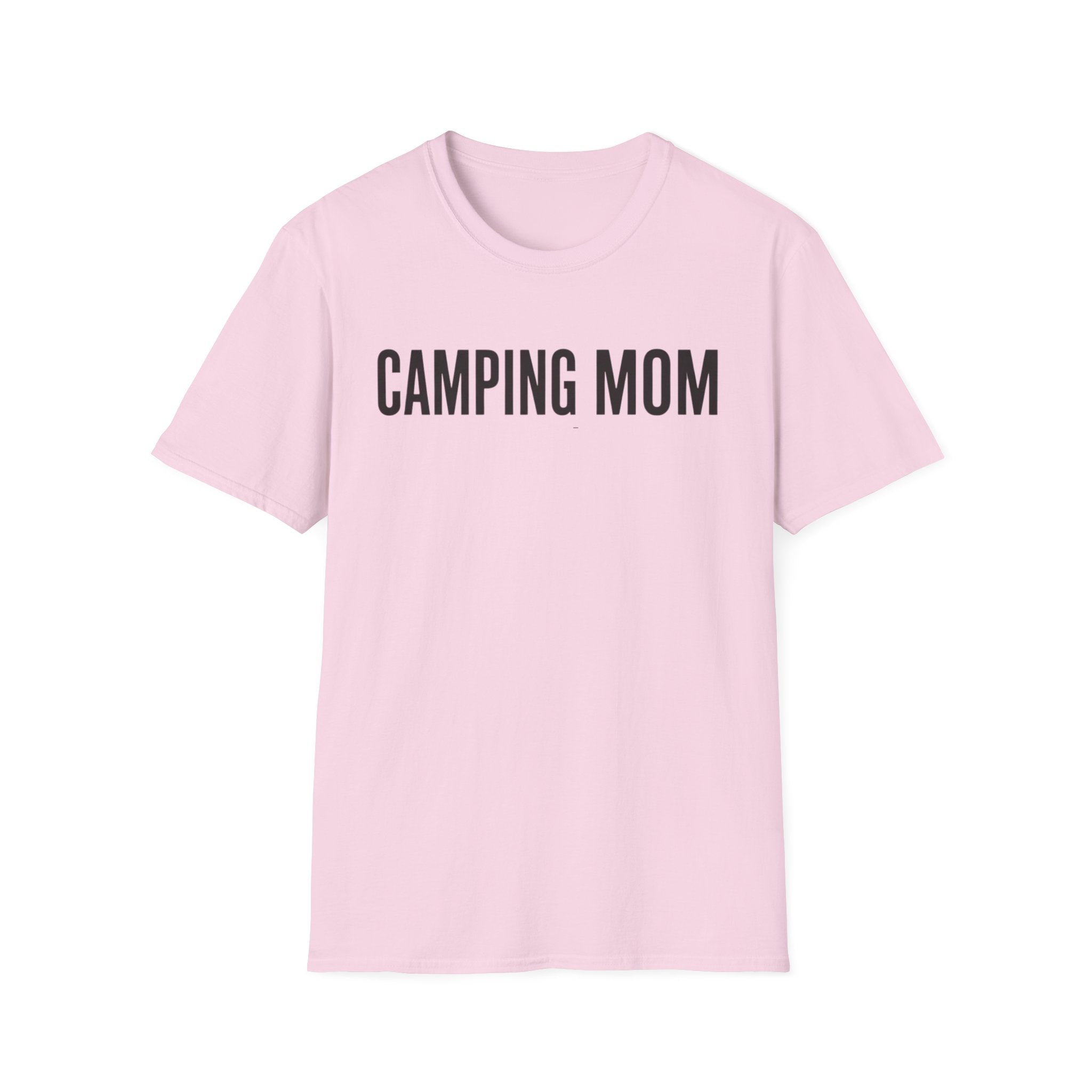 Camping Mom Text T-shirt