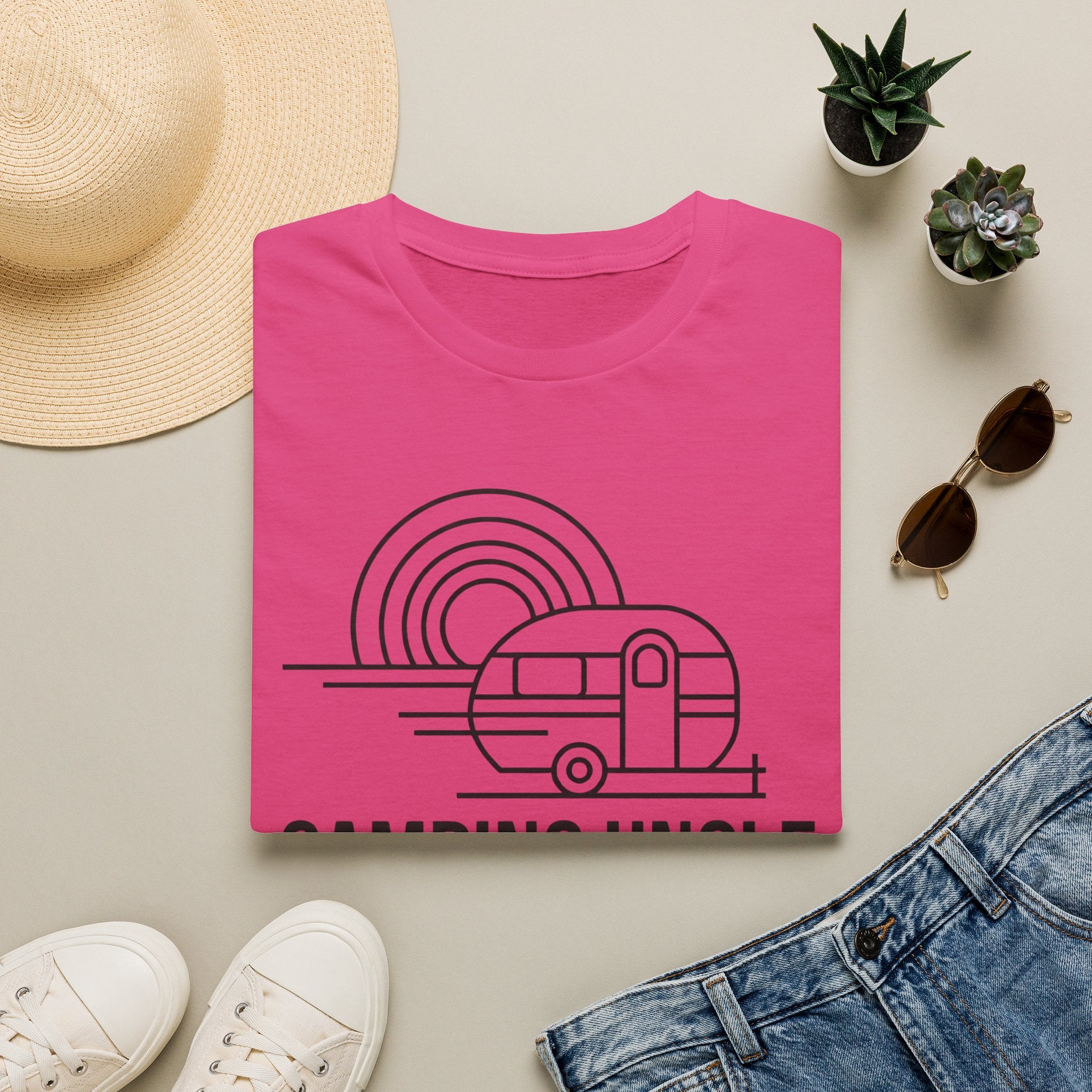 Camping Uncle T-shirt