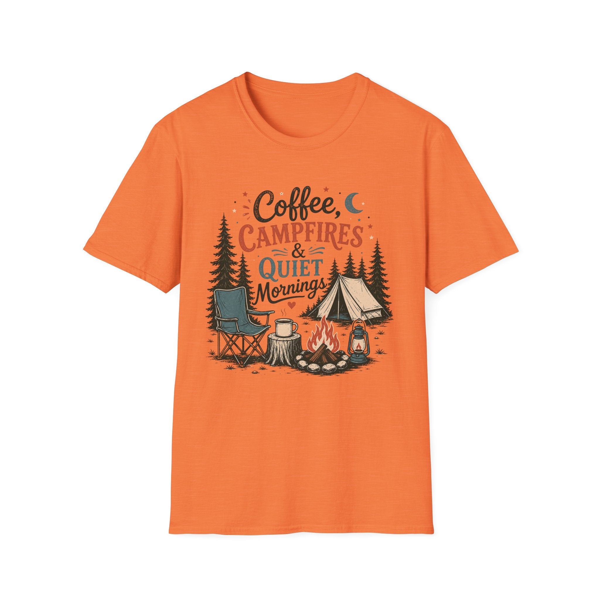 Coffee , Campfire and Quiet Night T-shirt EDITION 2025