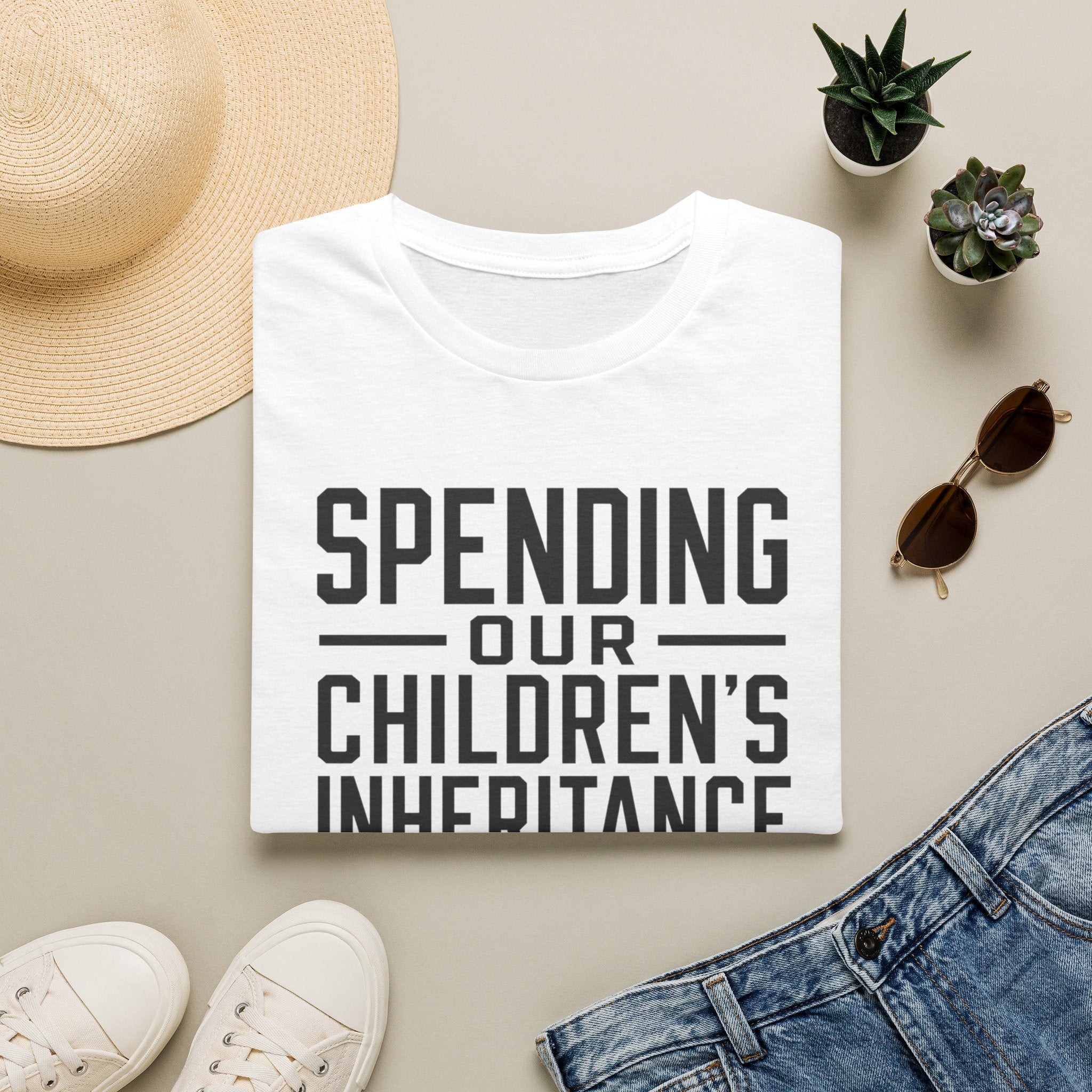 Spending Our Children's Inheritance T-shirt EDITION 2025