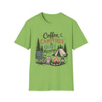 Coffee , Campfire and Quiet Night T-shirt