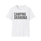 Camping Grandma Text T-shirt