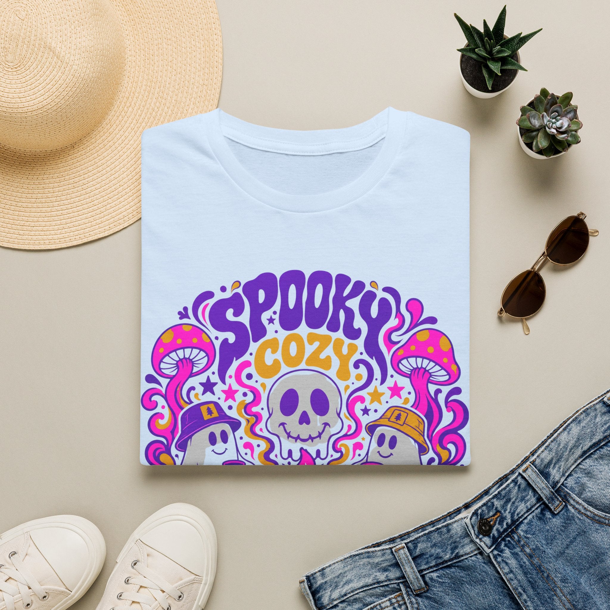 Spooky Cozy Camping Club T-shirt