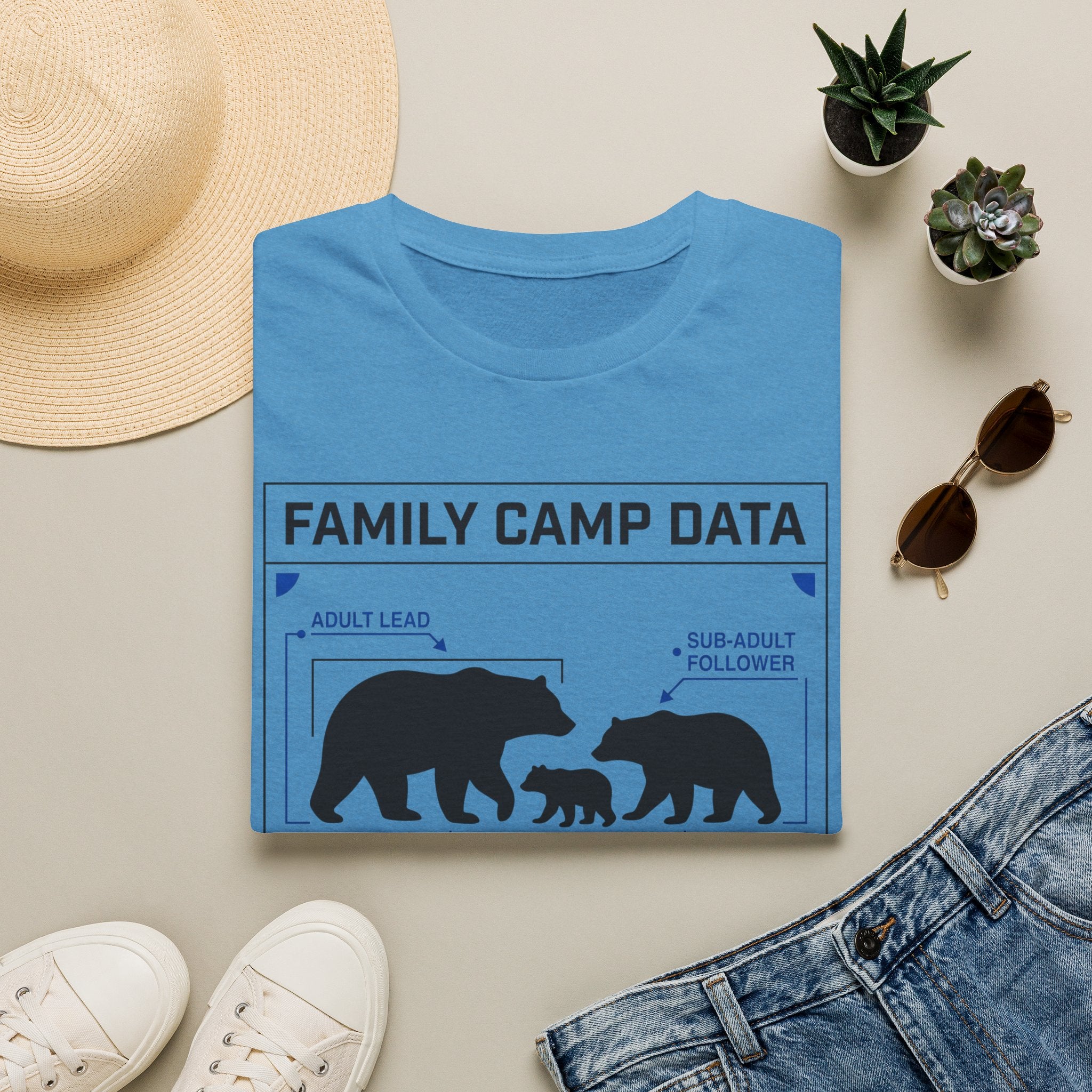 Family Camp Data Bears T-shirt