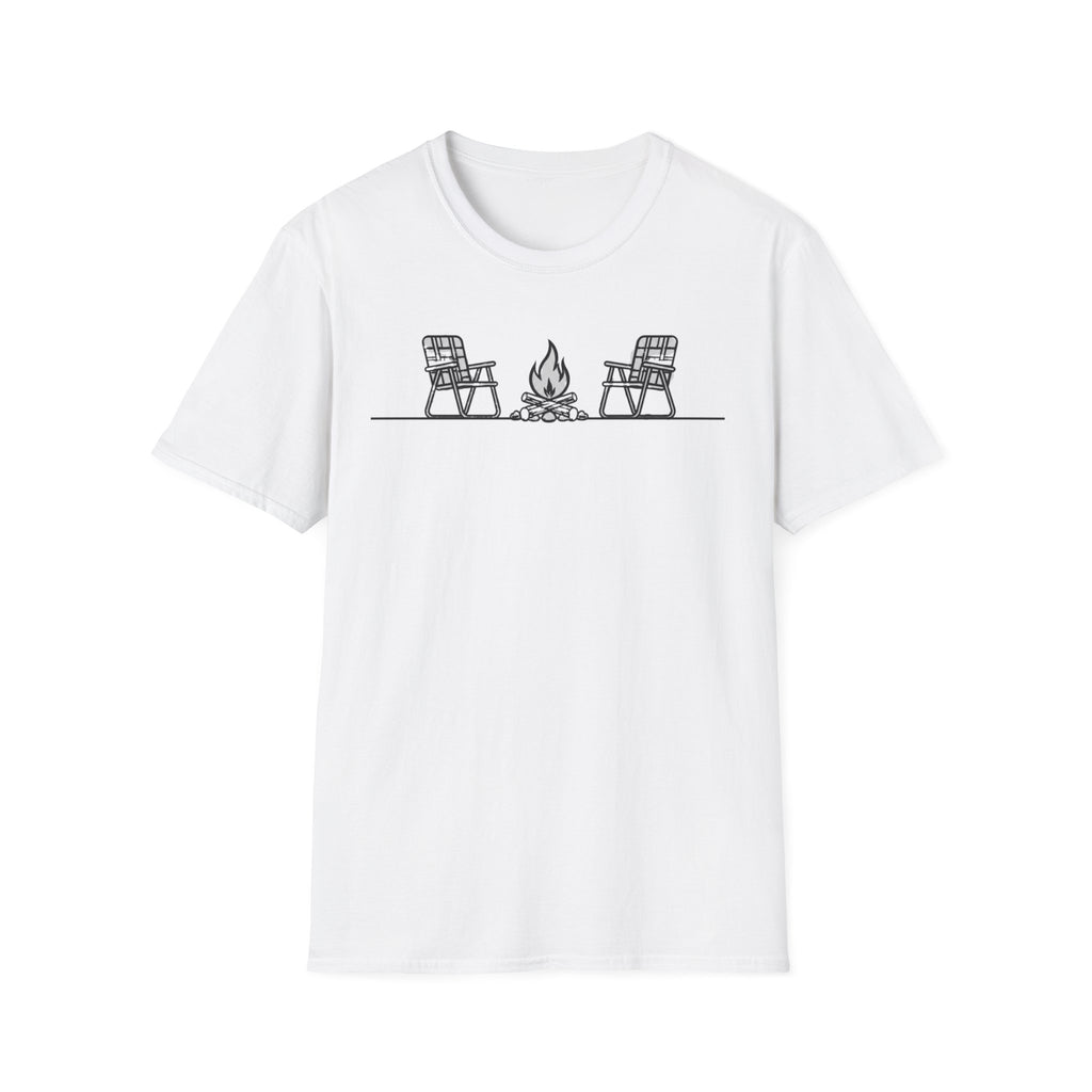 Chairs and Camp FIre T-shirt