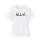 Chairs and Camp FIre T-shirt