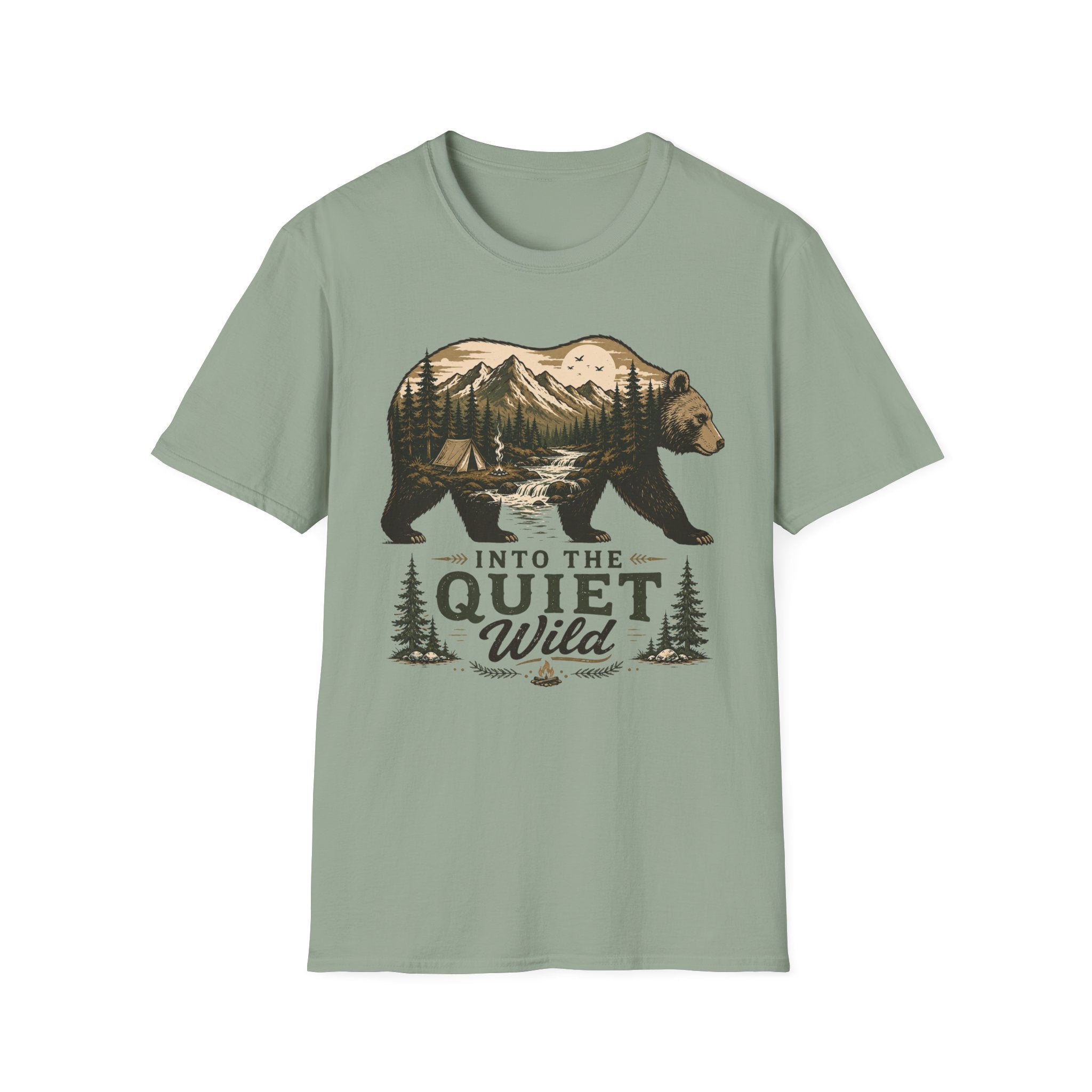 Bear into the quiet wild T-shirt