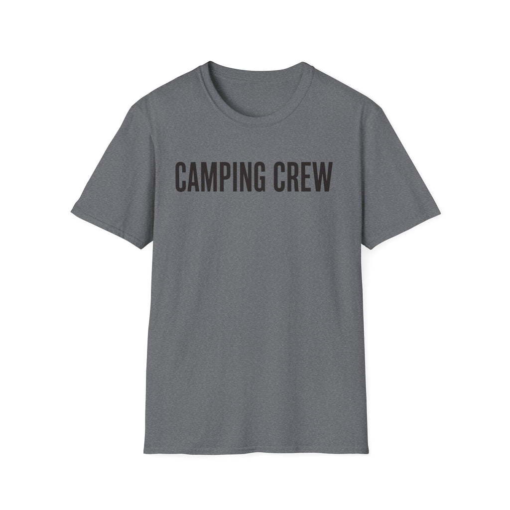 Camping Crew Text T-shirt
