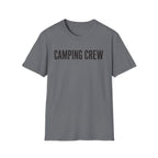 Camping Crew Text T-shirt
