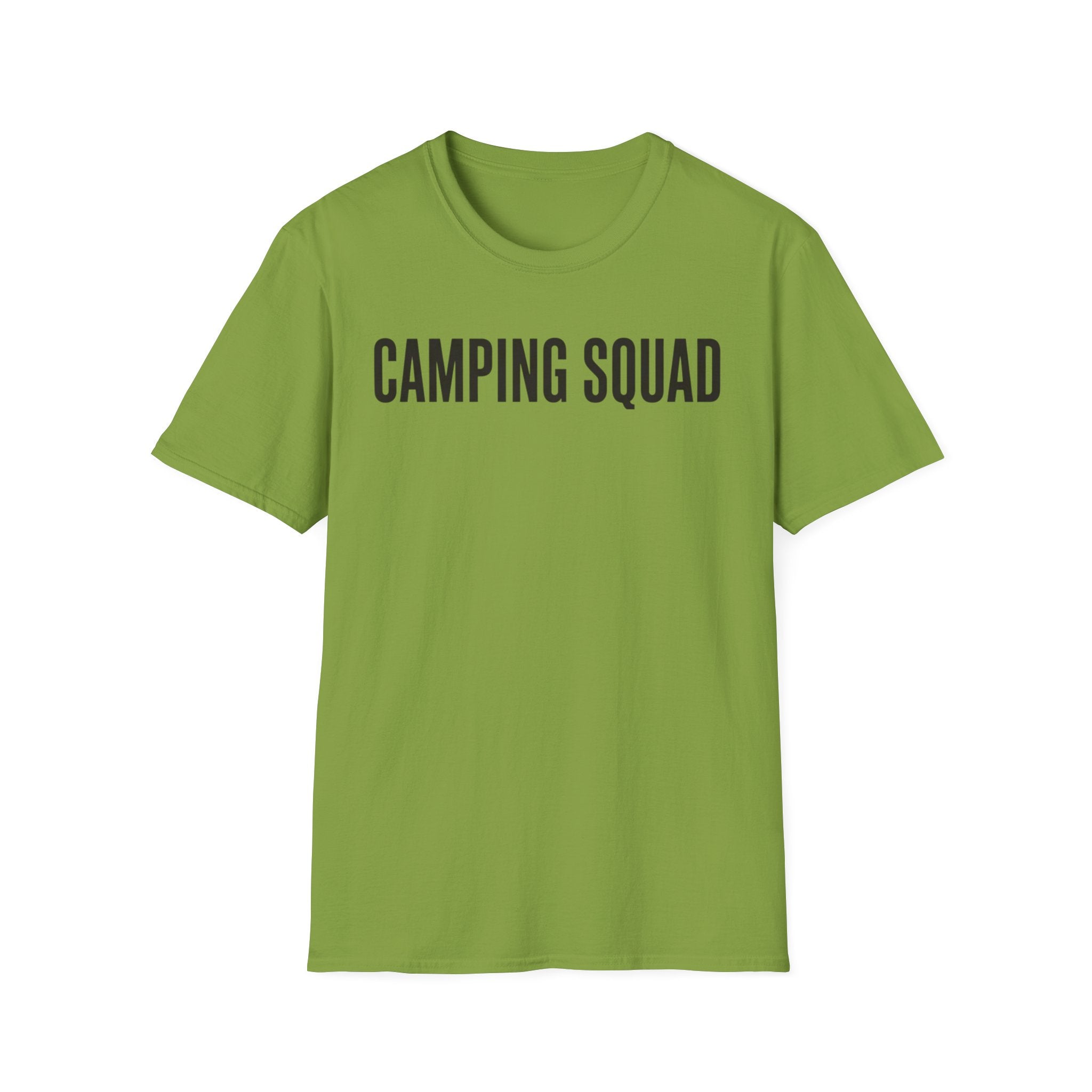 Camping Squad Text T-shirt