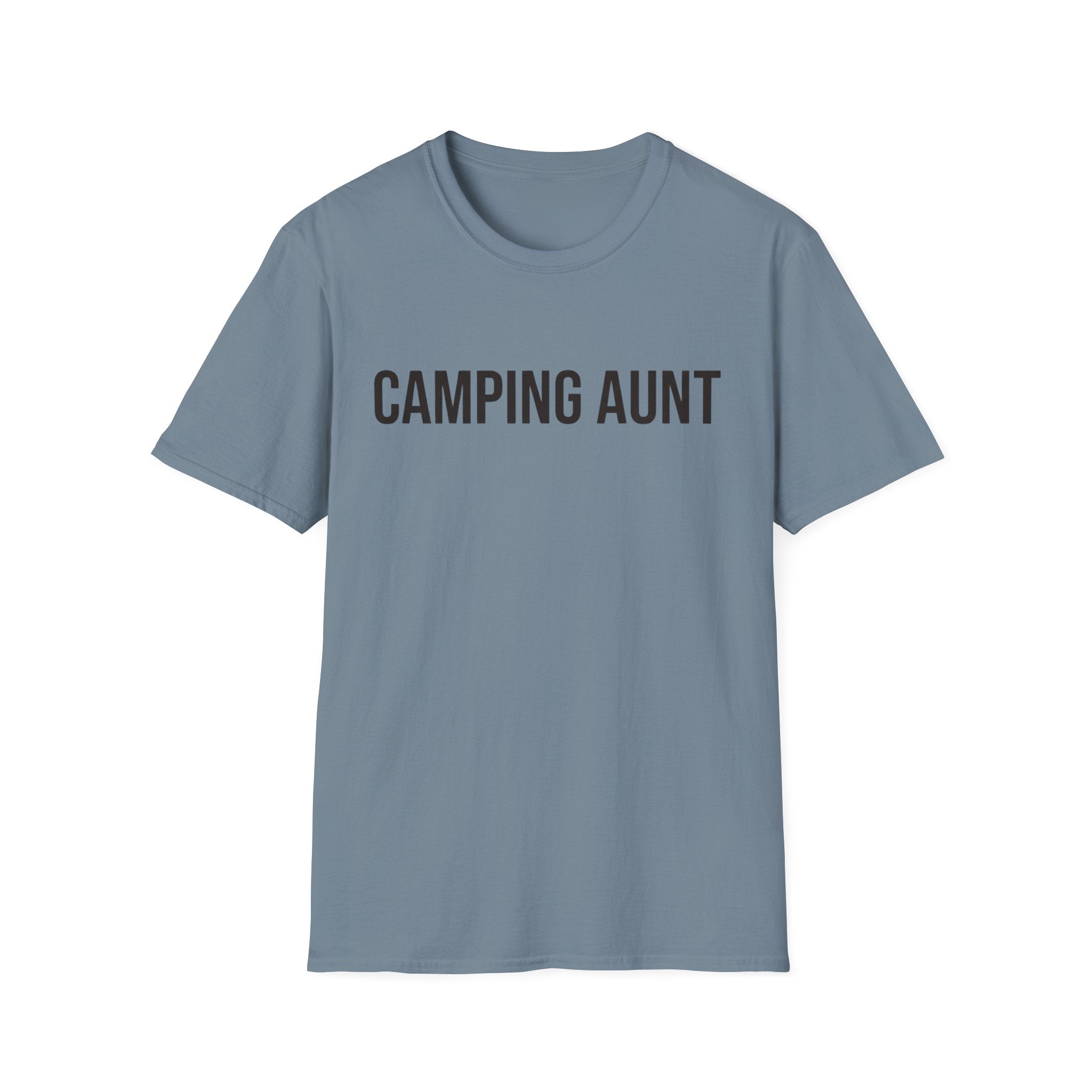 camping aunt text T-shirt