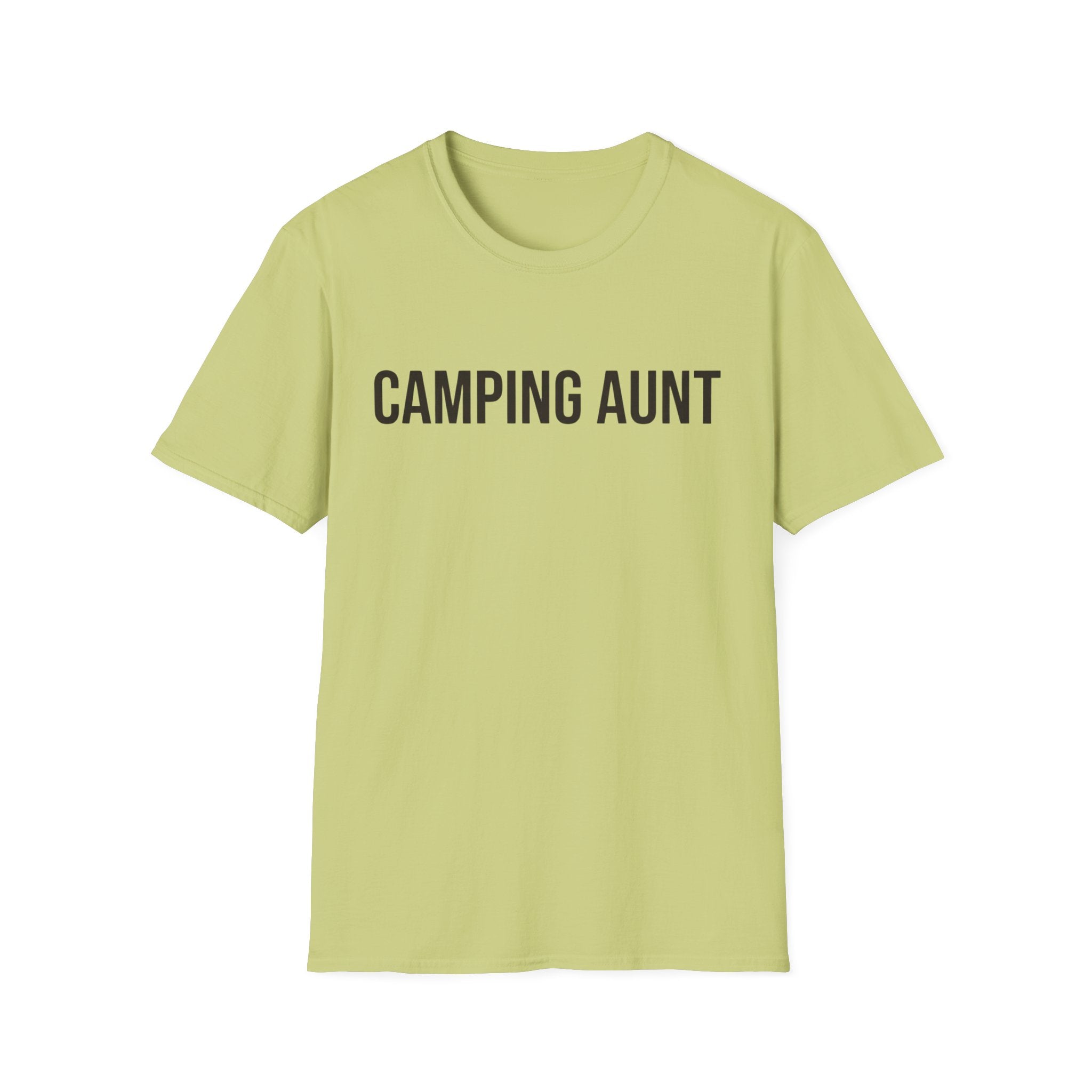 camping aunt text T-shirt