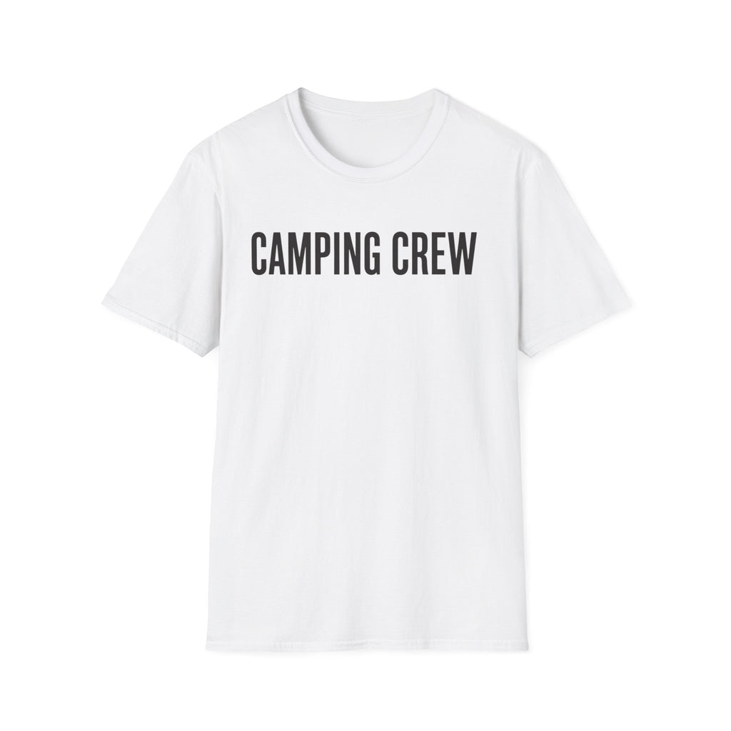Camping Crew Text T-shirt