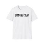 Camping Crew Text T-shirt