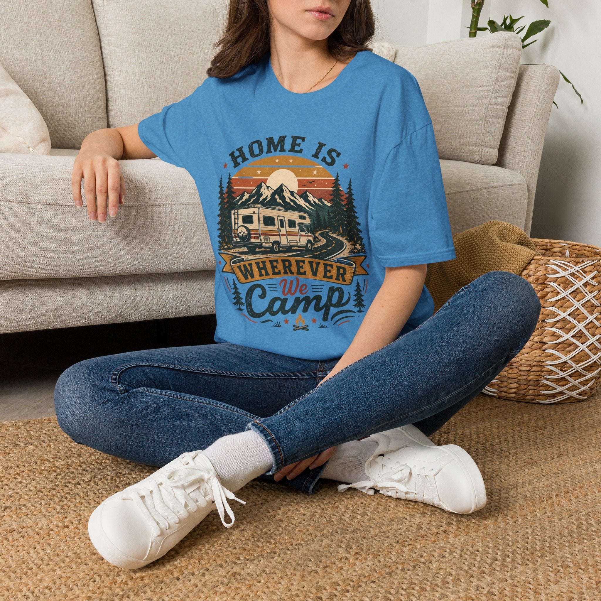 Home Is Wherever We Camp T-shirt