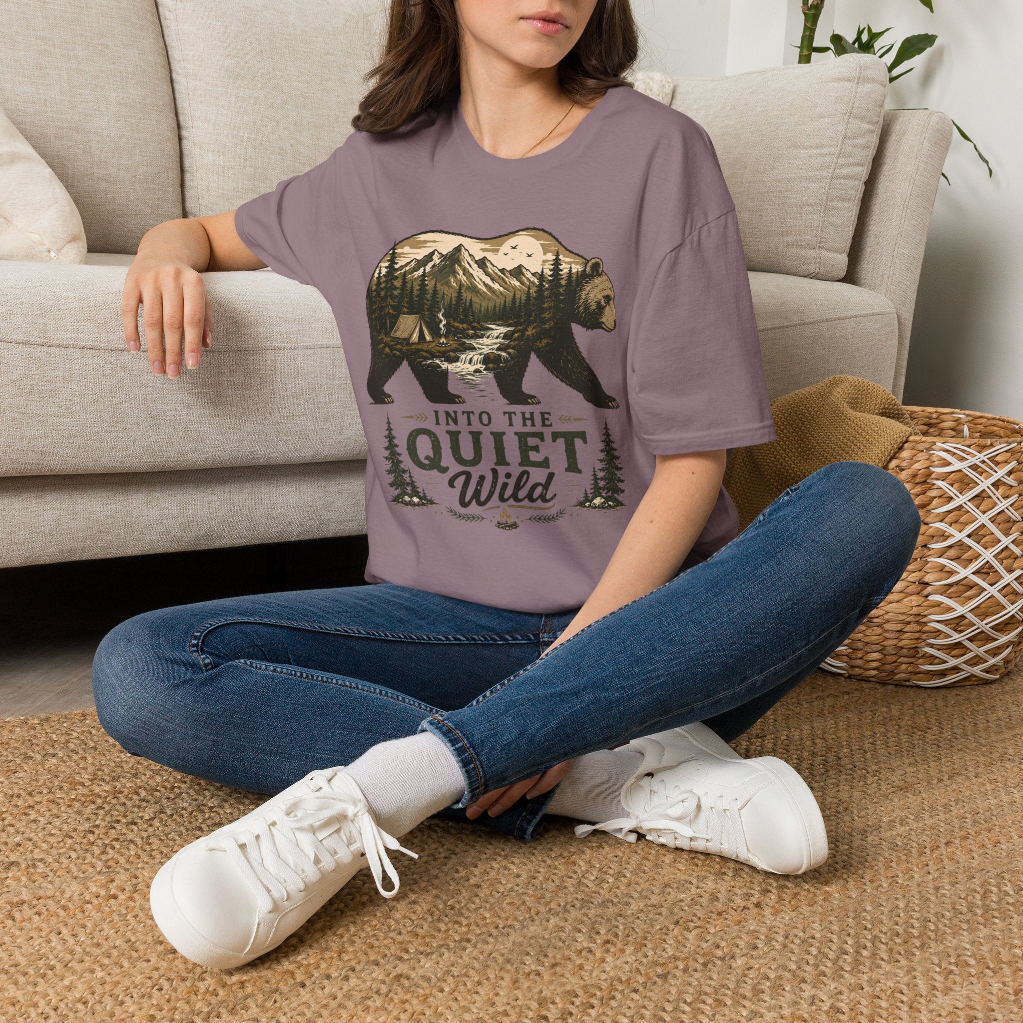 Bear into the quiet wild T-shirt