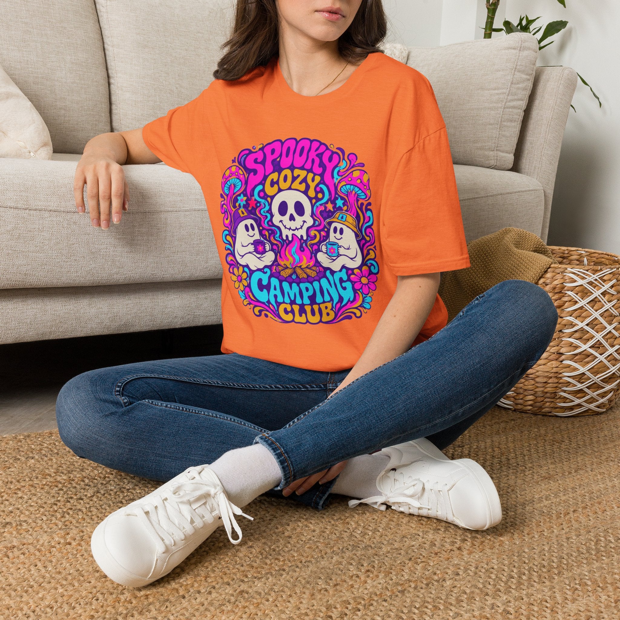 Spooky Cozy Camping Club T-shirt EDITION 2