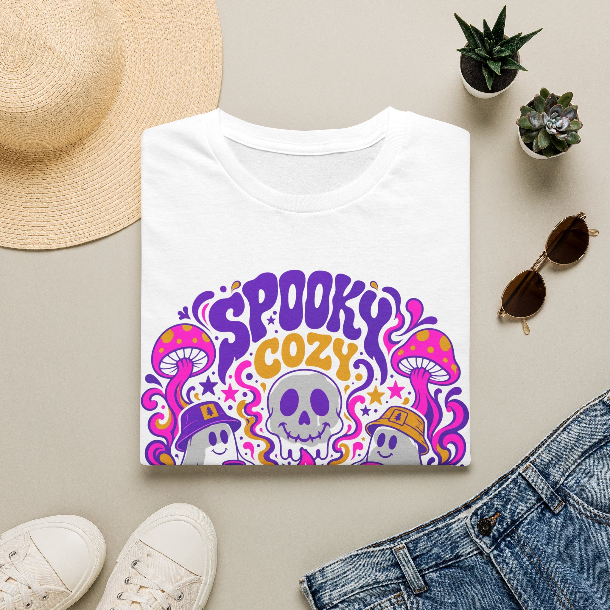 Spooky Cozy Camping Club T-shirt