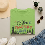 Coffee , Campfire and Quiet Night T-shirt