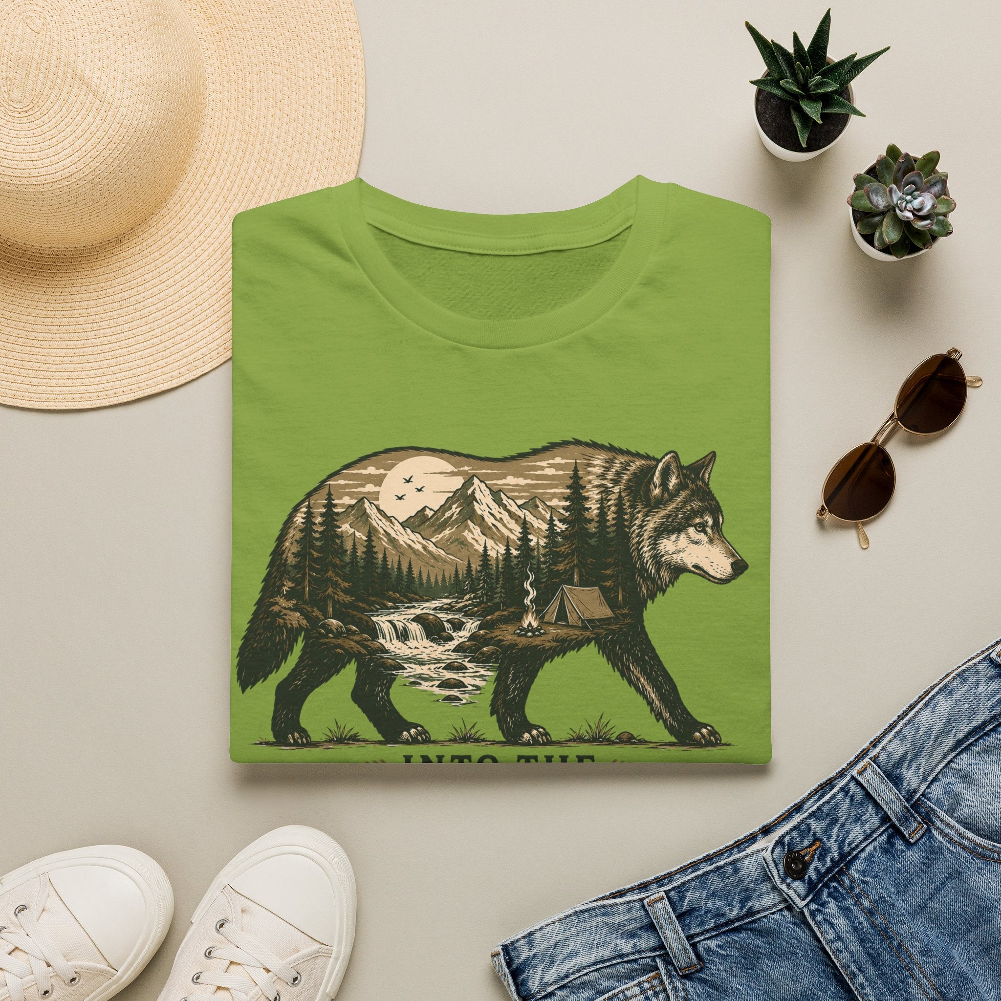 Wolf Into The Quiet Wild T-shirt