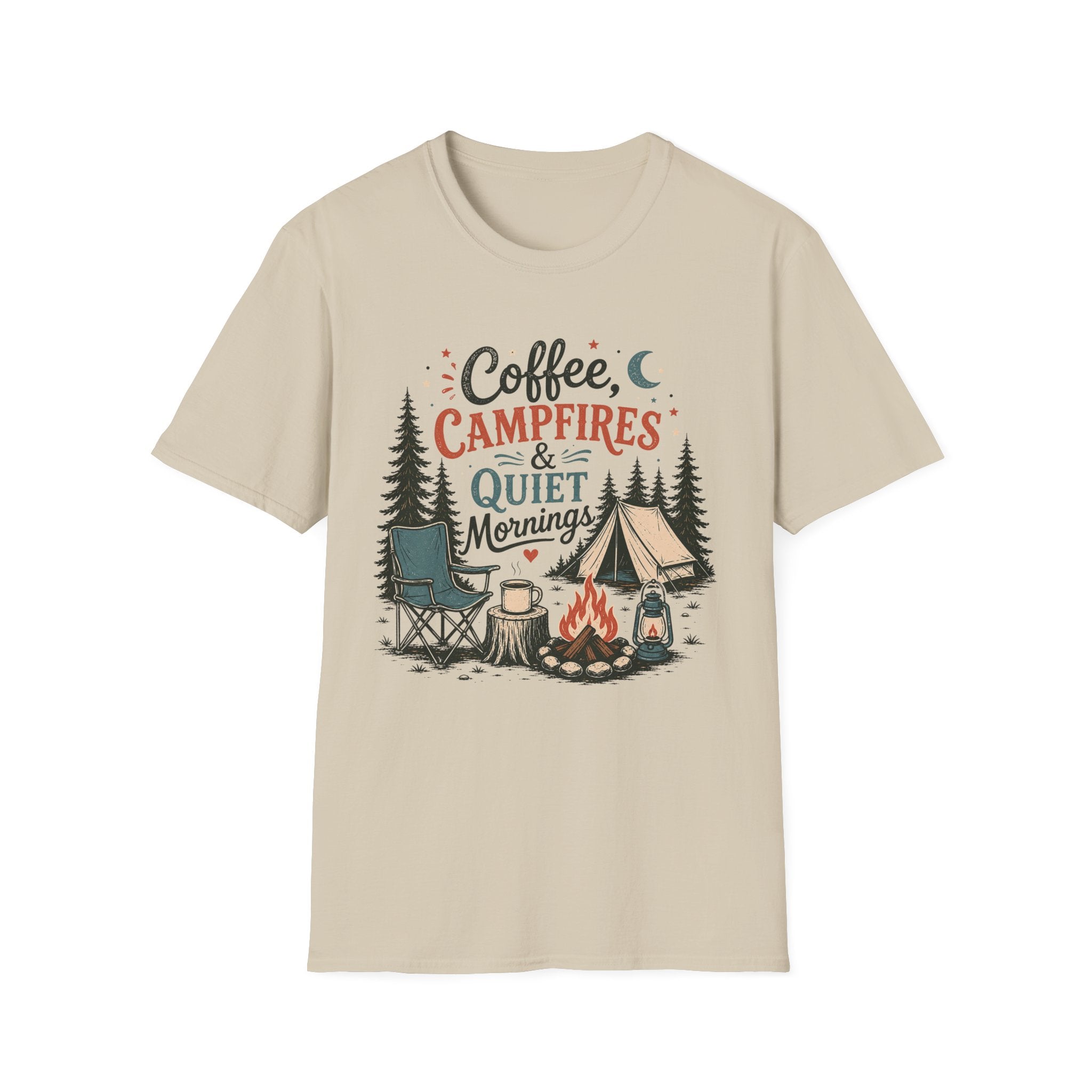 Coffee , Campfire and Quiet Night T-shirt EDITION 2025