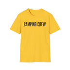 Camping Crew Text T-shirt