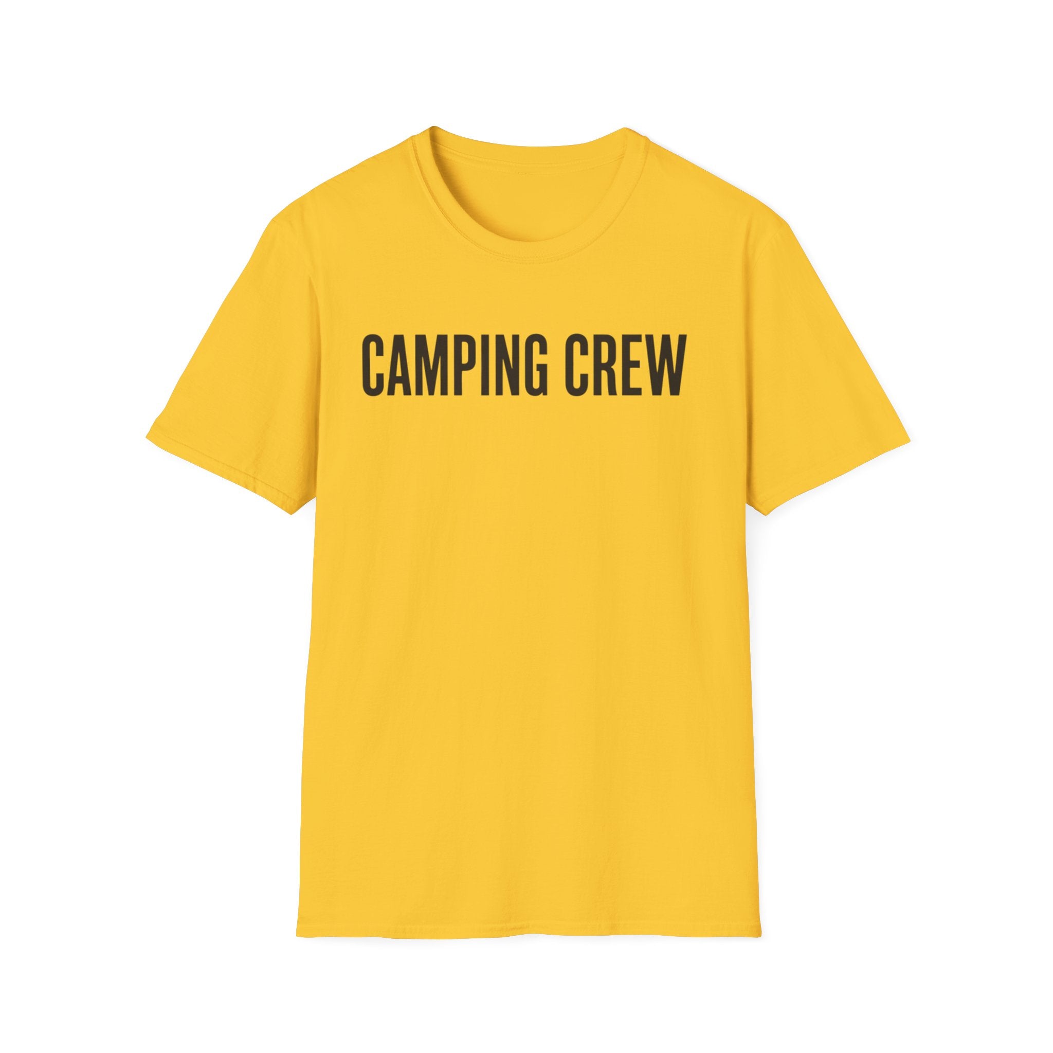Camping Crew Text T-shirt