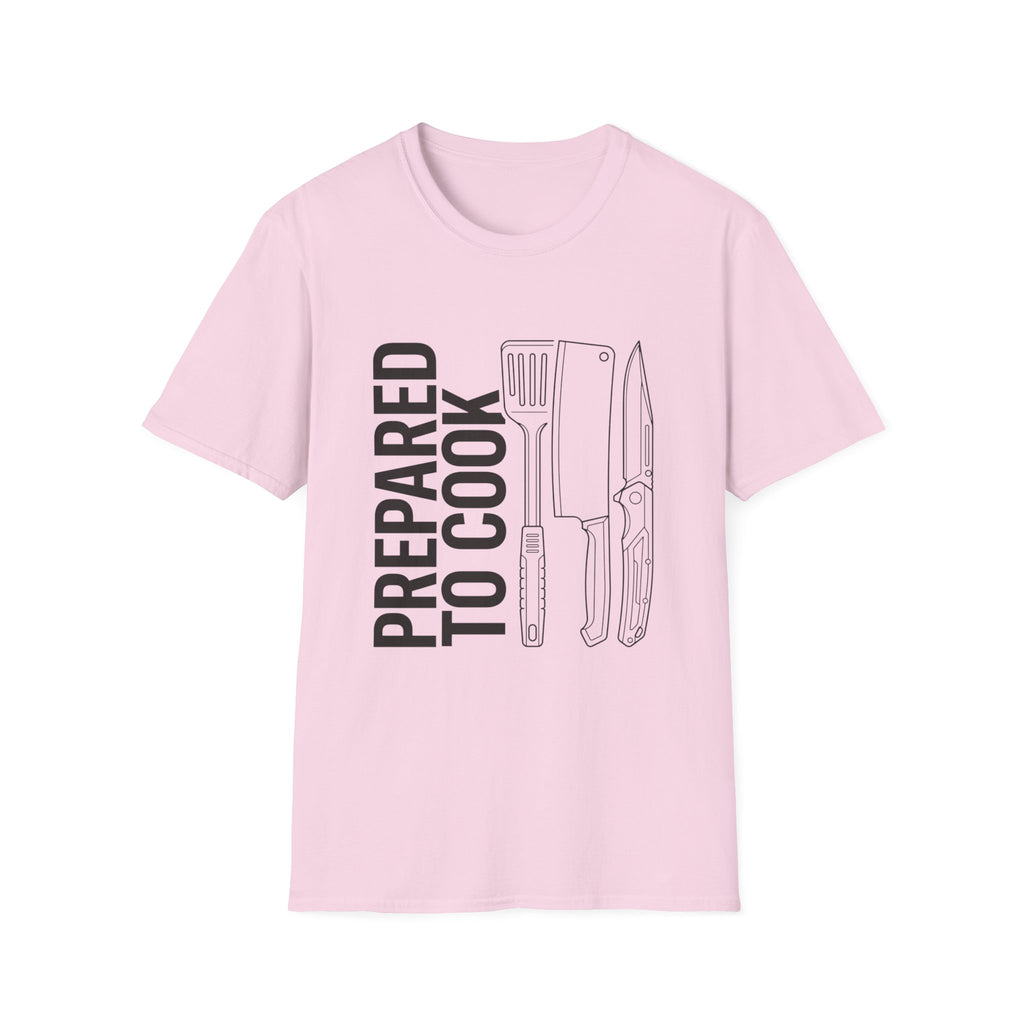 Prepared to Cook Text T-Shirt