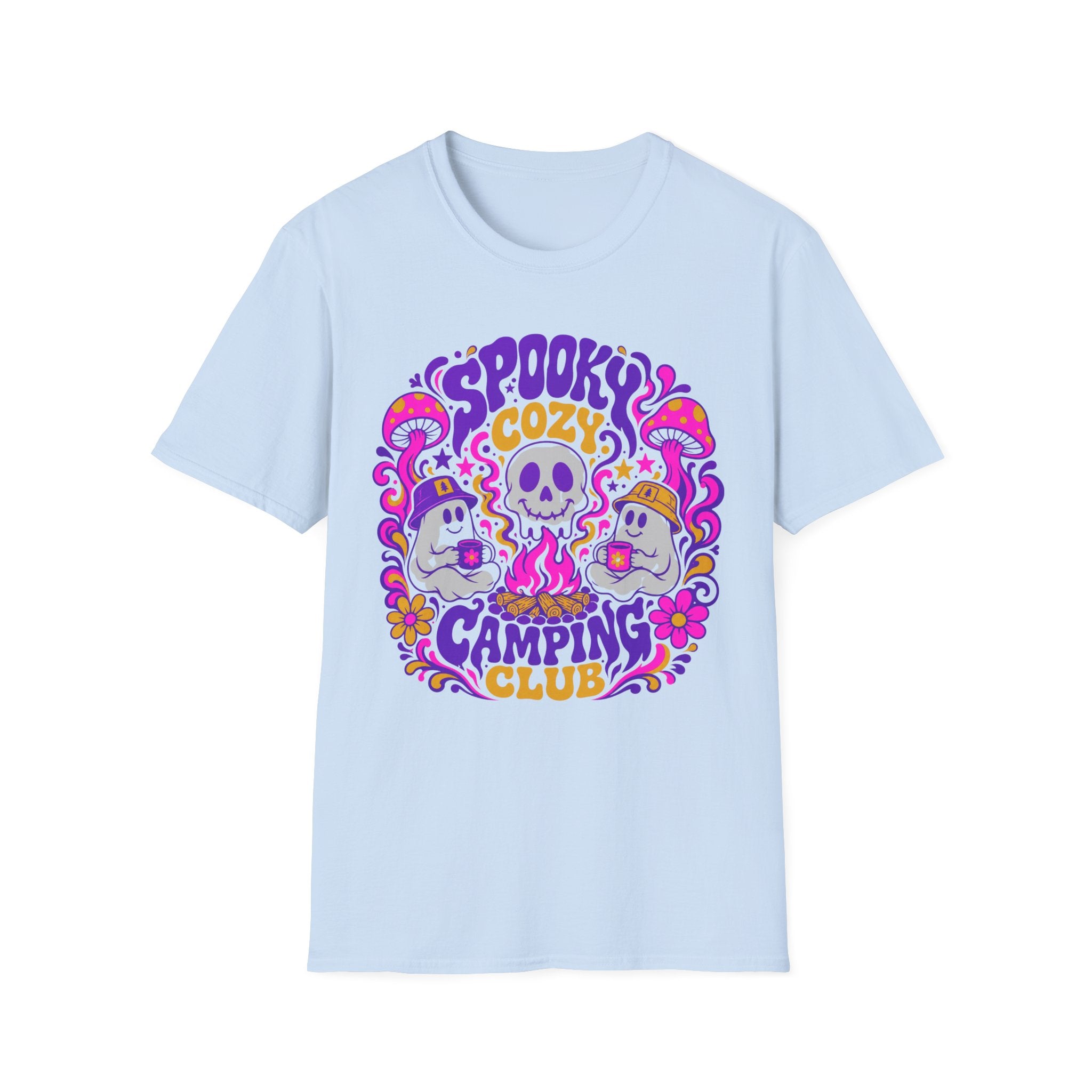 Spooky Cozy Camping Club T-shirt