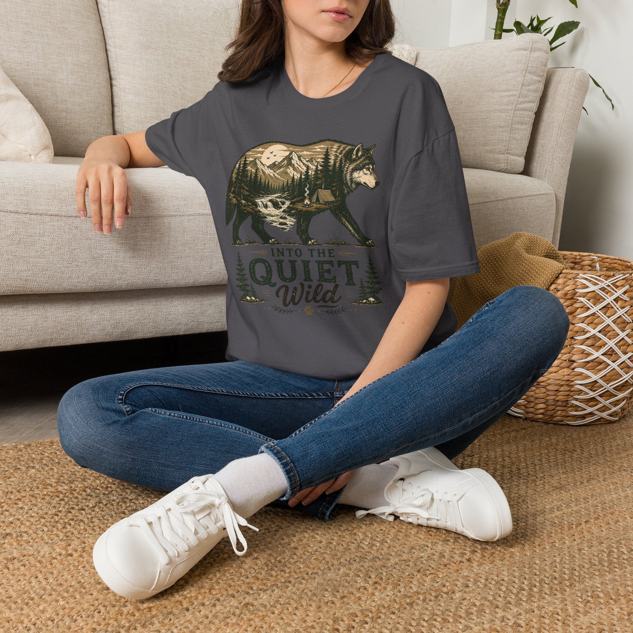 Wolf Into The Quiet Wild T-shirt