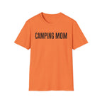 Camping Mom Text T-shirt