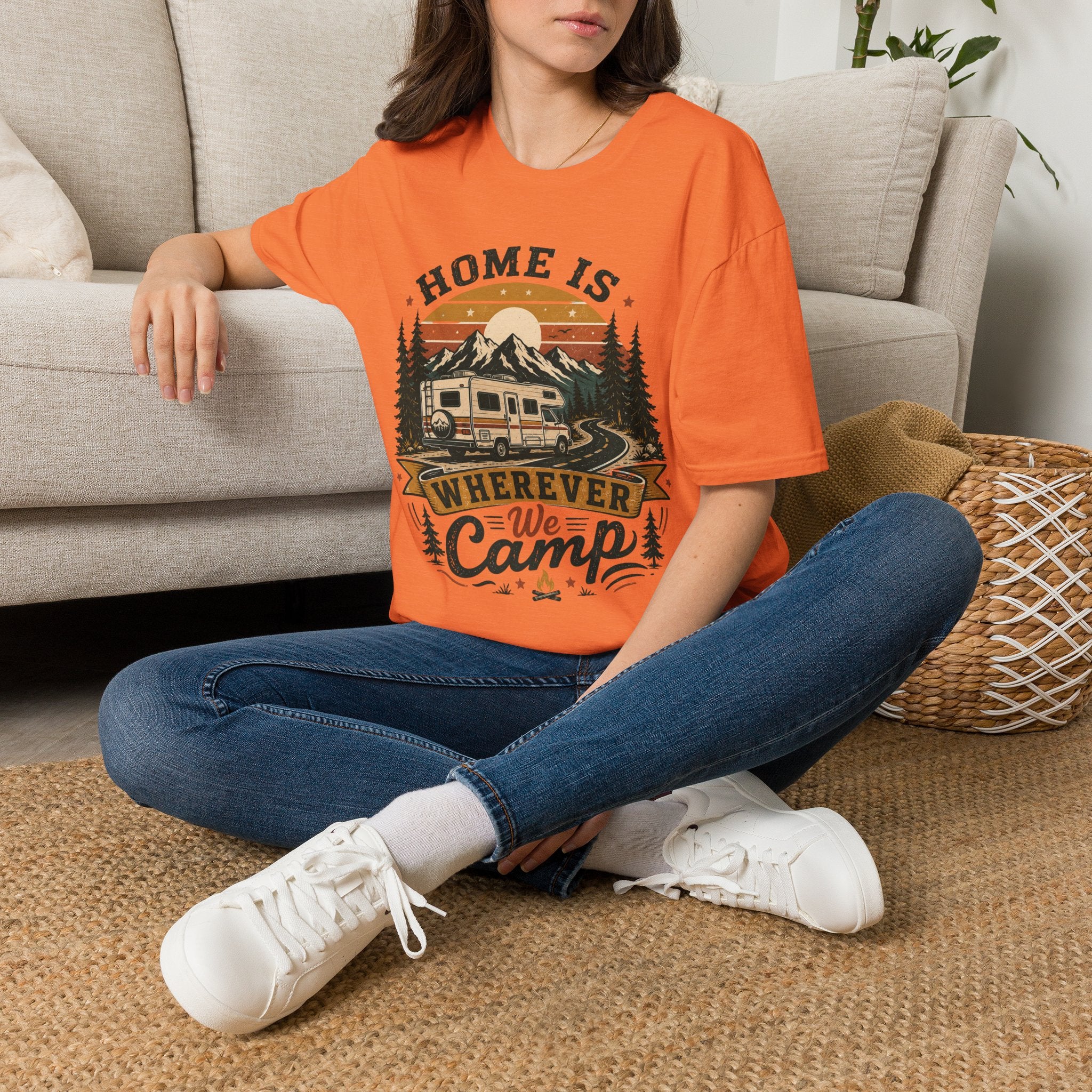 Home Is Wherever We Camp T-shirt