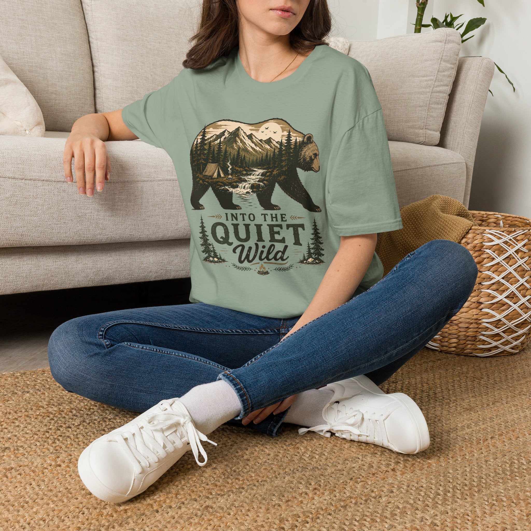 Bear into the quiet wild T-shirt