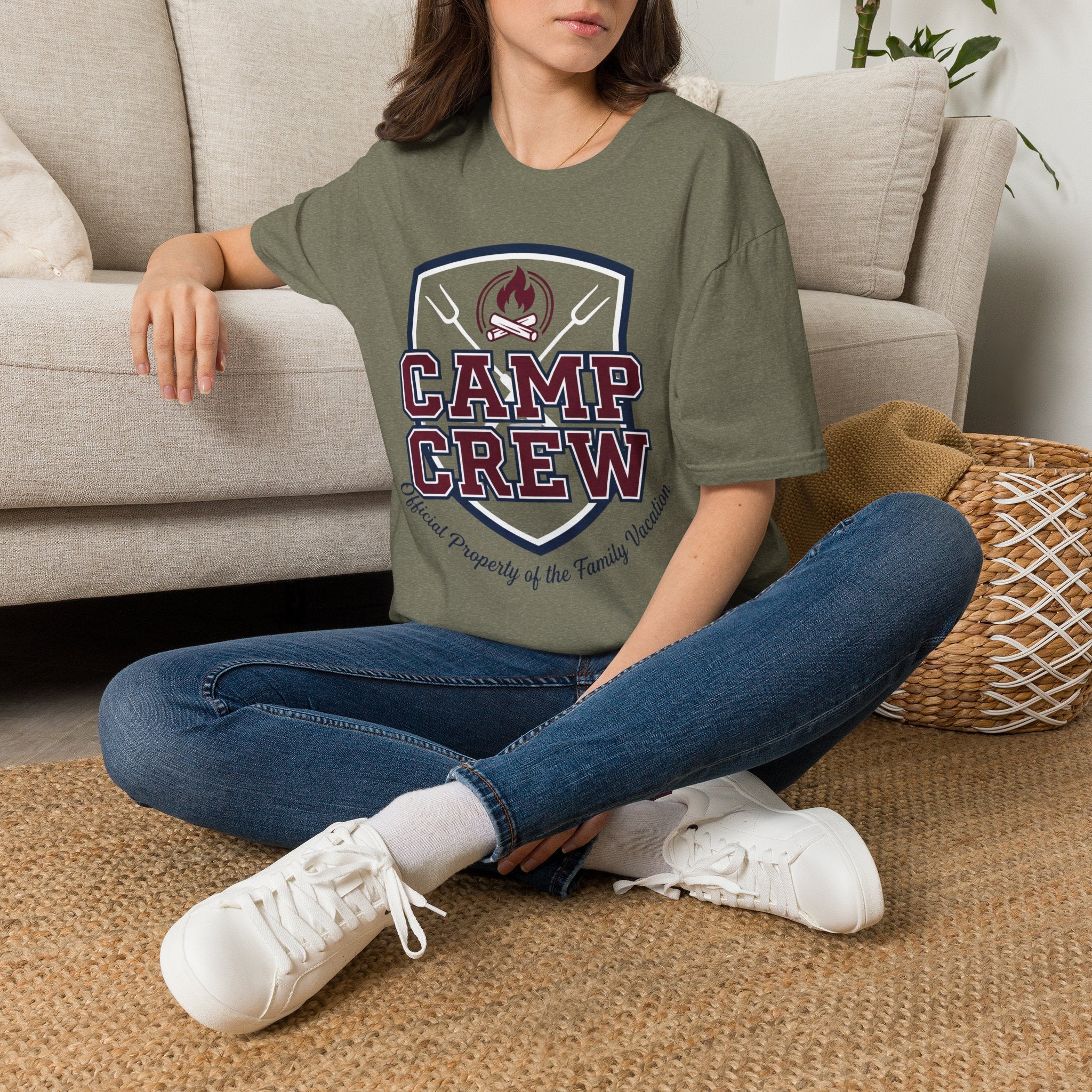 Camp Crew Official Property of the Family Vacation T-shirt