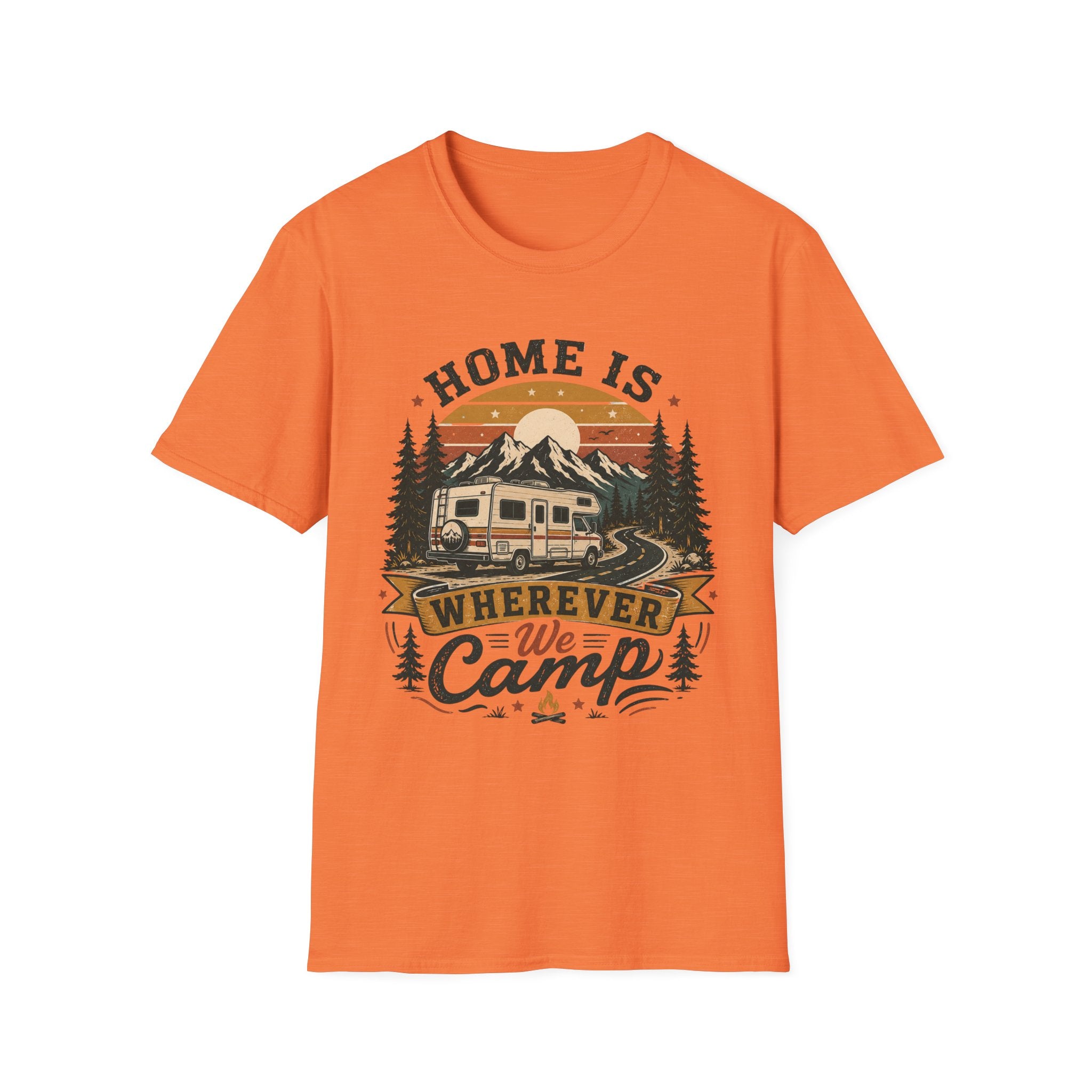 Home Is Wherever We Camp T-shirt