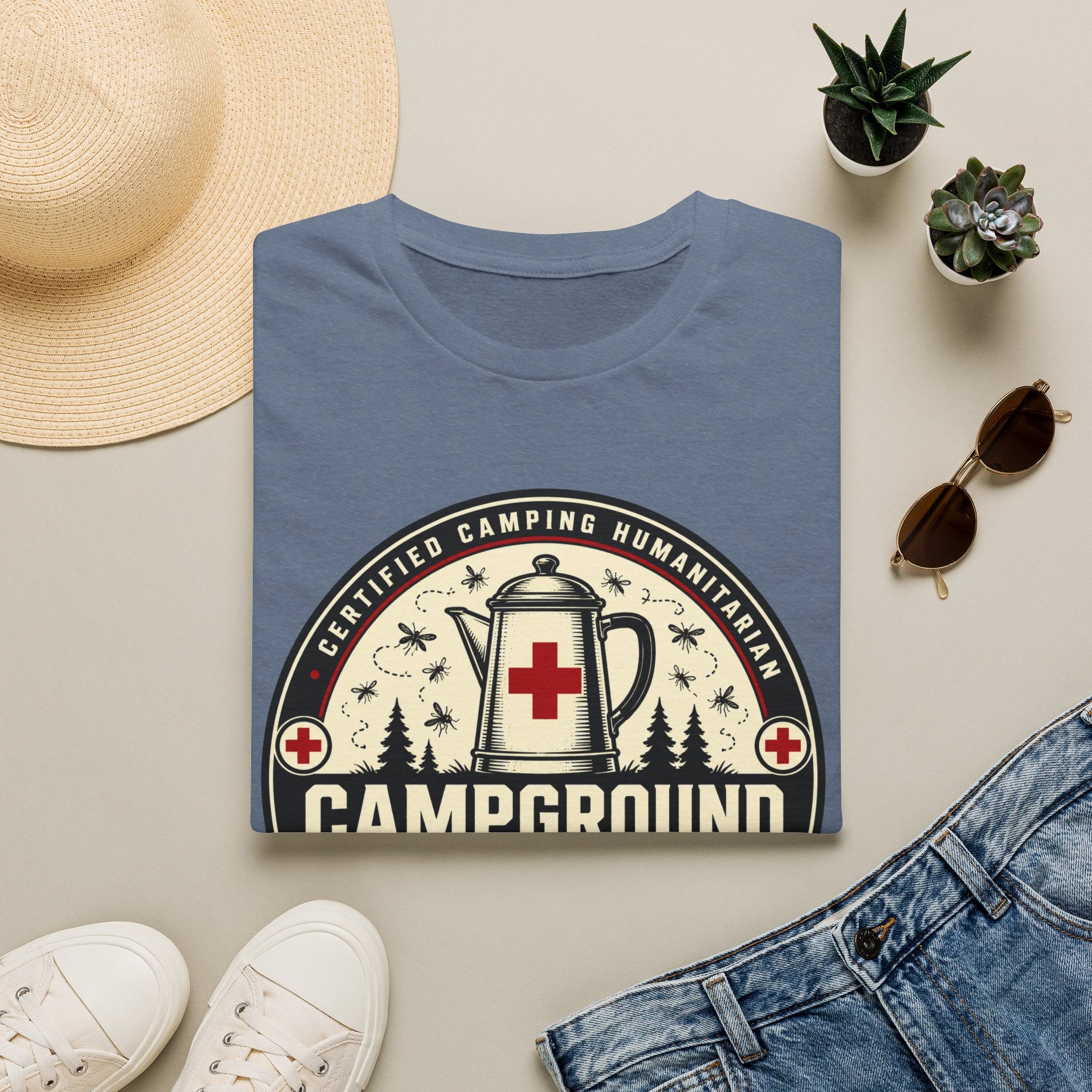 Certified Camping Humanitarian T-shirt