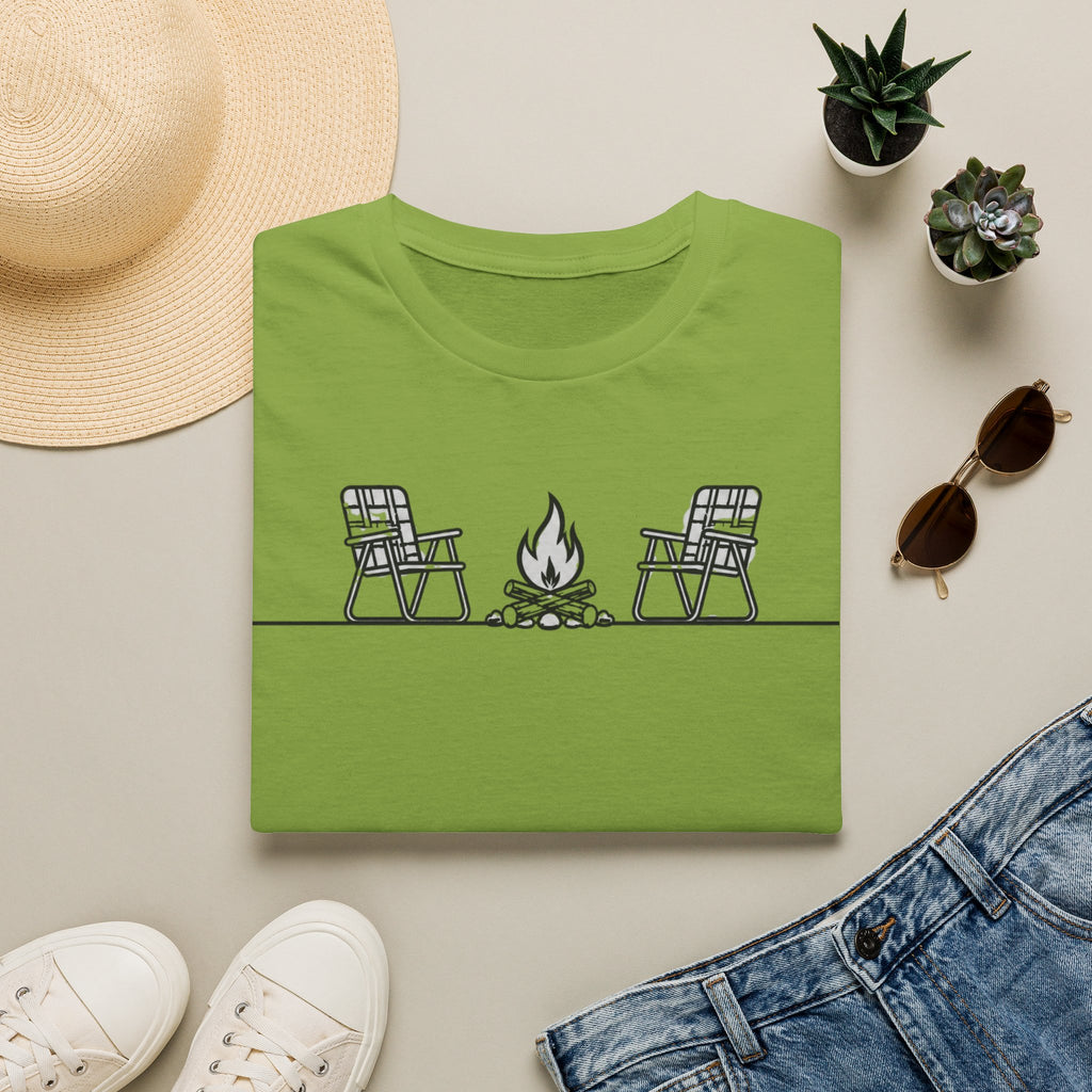 Chairs and Camp FIre T-shirt