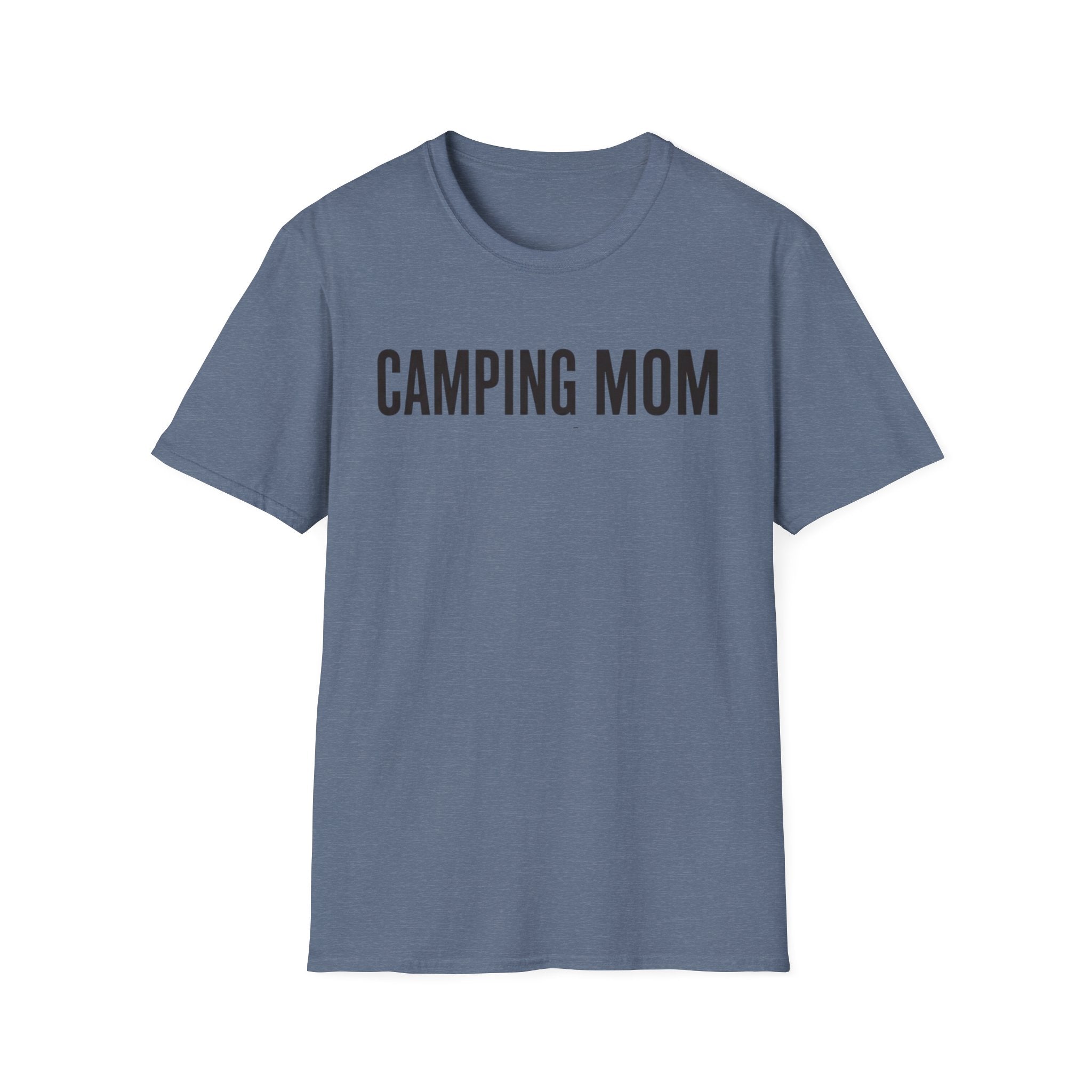 Camping Mom Text T-shirt