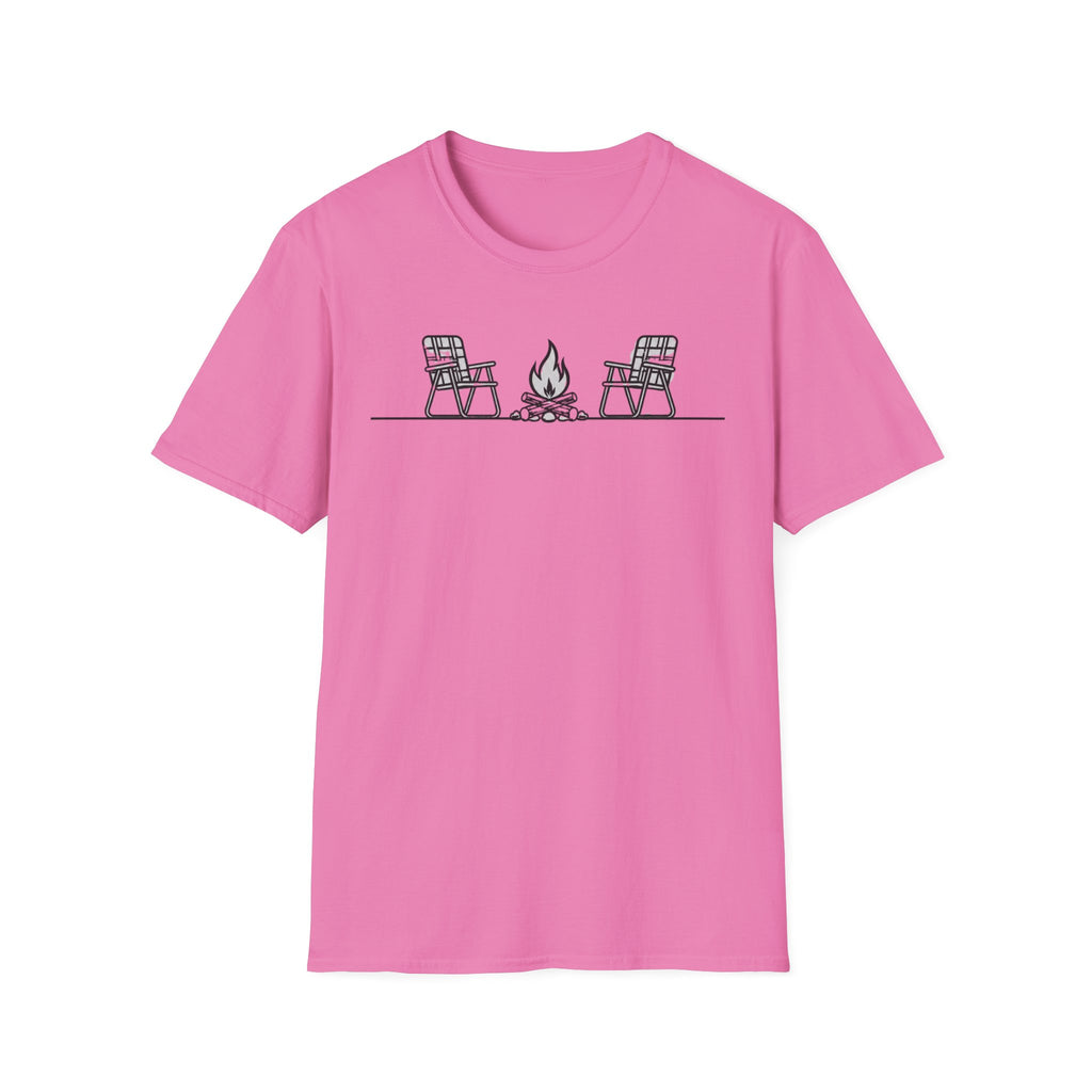 Chairs and Camp FIre T-shirt