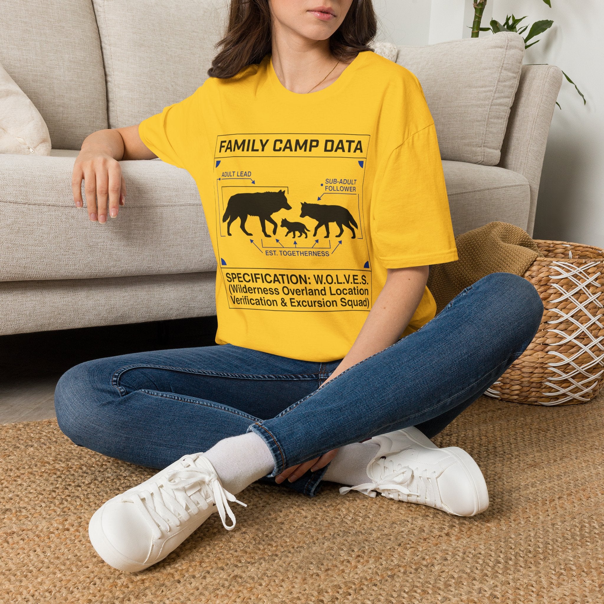 Family Camp Data WolvesT-shirt
