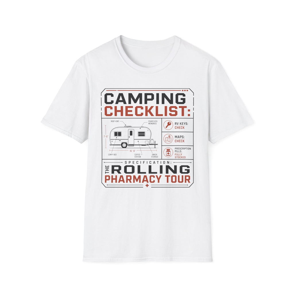 Camping Checklist T-shirt