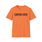 Camping Crew Text T-shirt