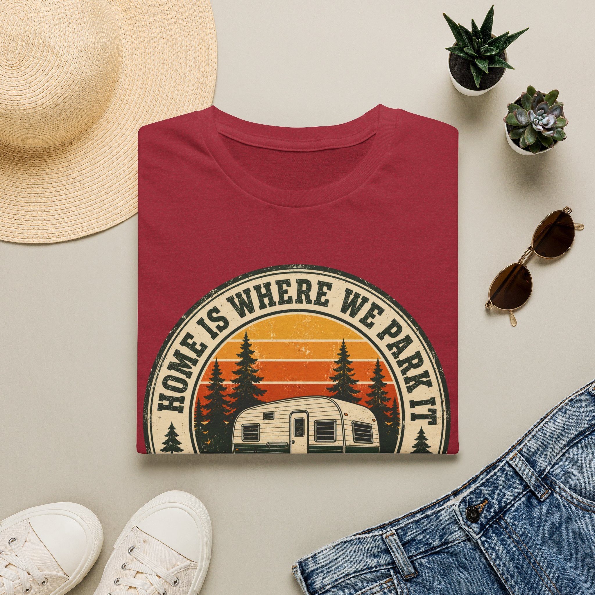 Home Is Where We Park It T-shirt